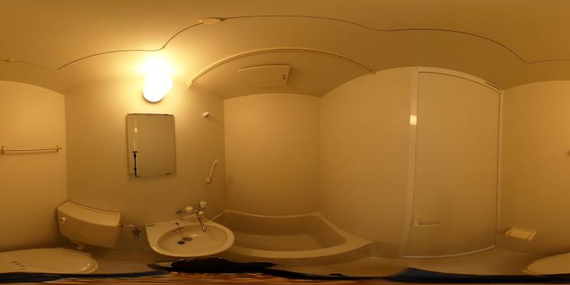 パノラマ画像バスルーム