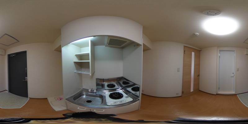 パノラマ画像キッチン
