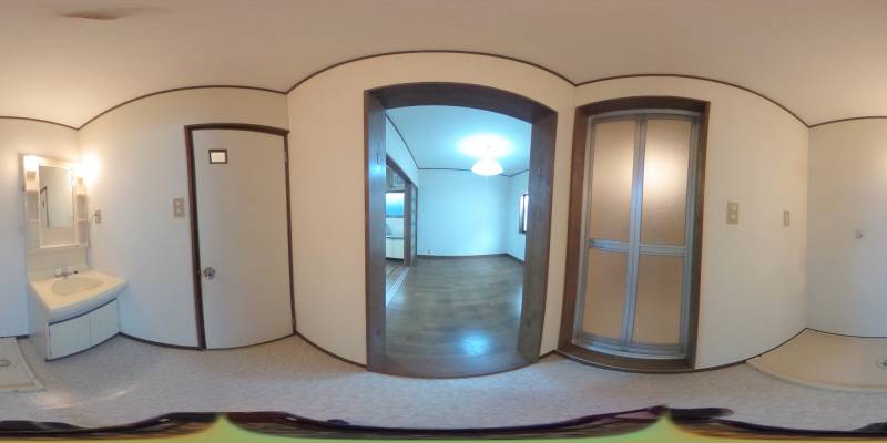 パノラマ画像洗面所