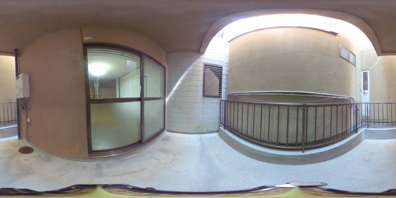 パノラマ画像バルコニー