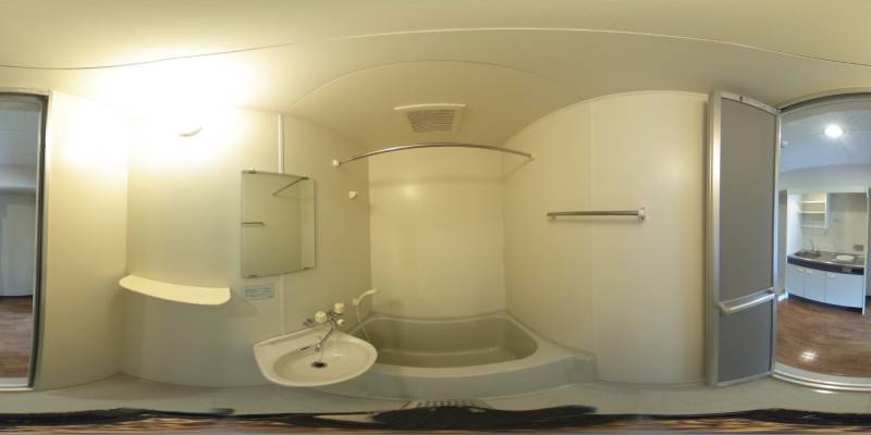 パノラマ画像バスルーム