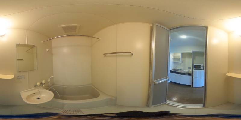 パノラマ画像バスルーム