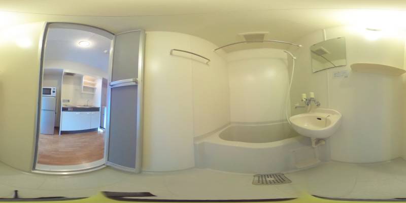 パノラマ画像バスルーム