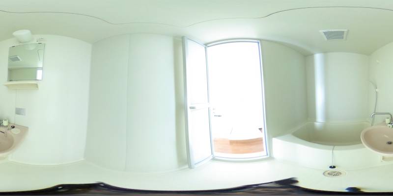 パノラマ画像バスルーム