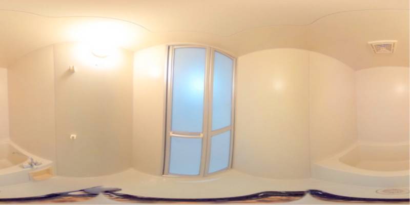 パノラマ画像バスルーム