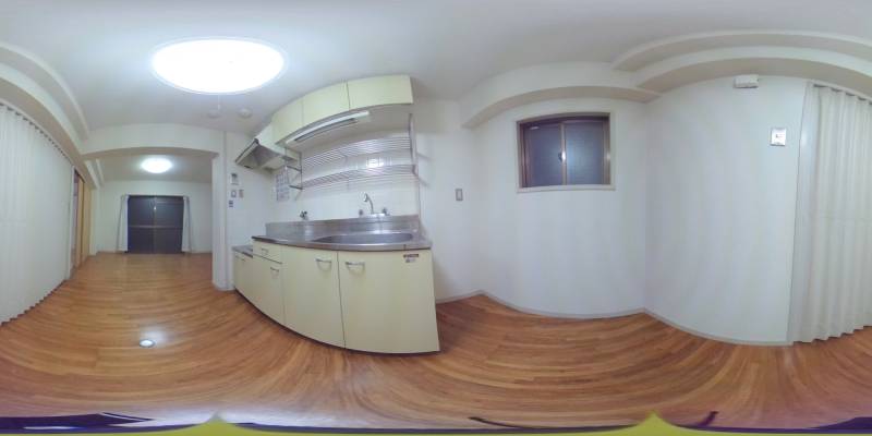 パノラマ画像キッチン