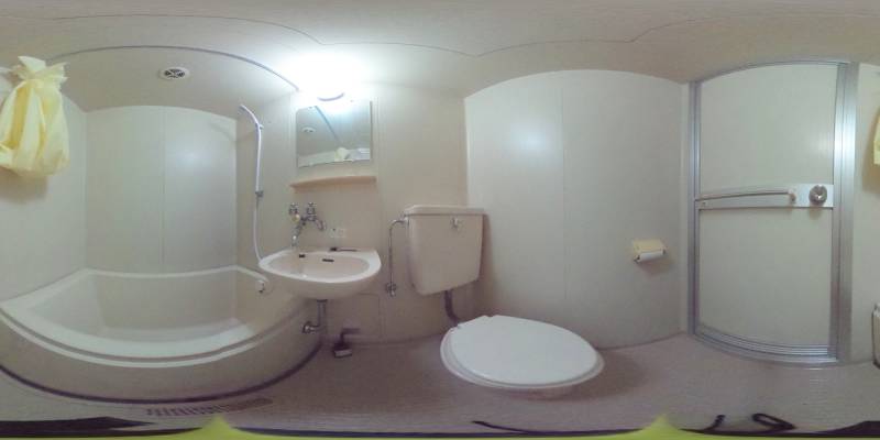 パノラマ画像バスルーム