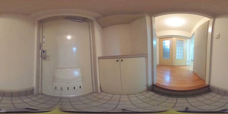 パノラマ画像玄関