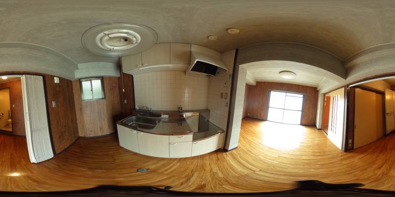 パノラマ画像キッチン