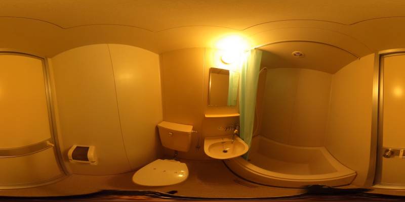 パノラマ画像バスルーム