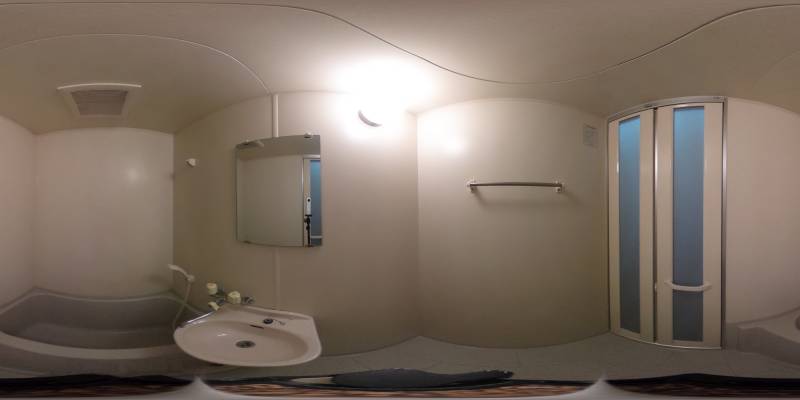 パノラマ画像バスルーム