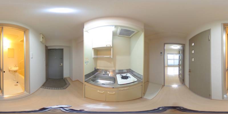 パノラマ画像キッチン