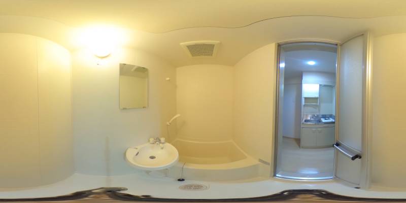 パノラマ画像バスルーム