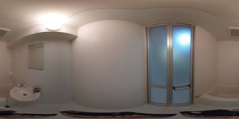 パノラマ画像バスルーム