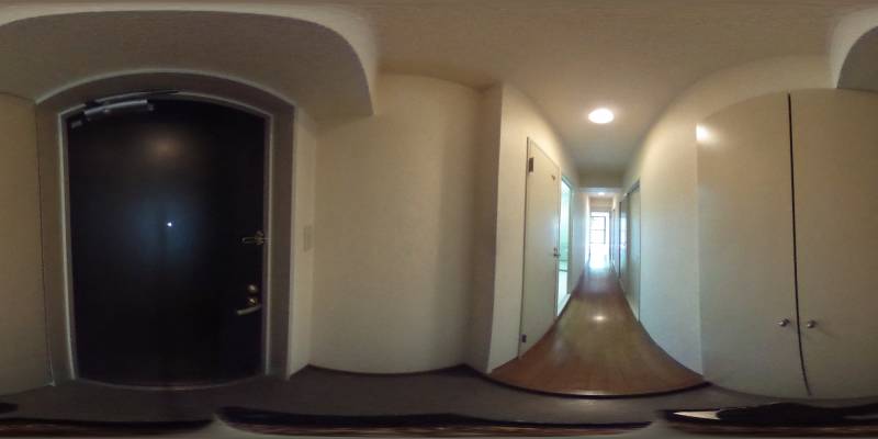 パノラマ画像玄関