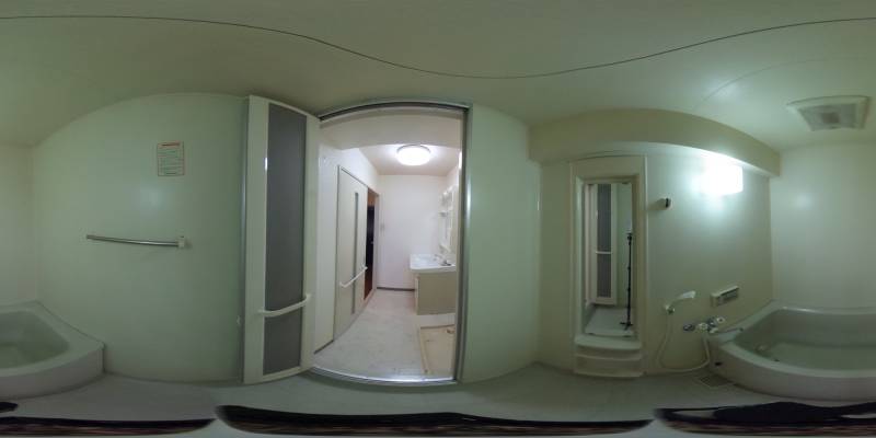 パノラマ画像バスルーム