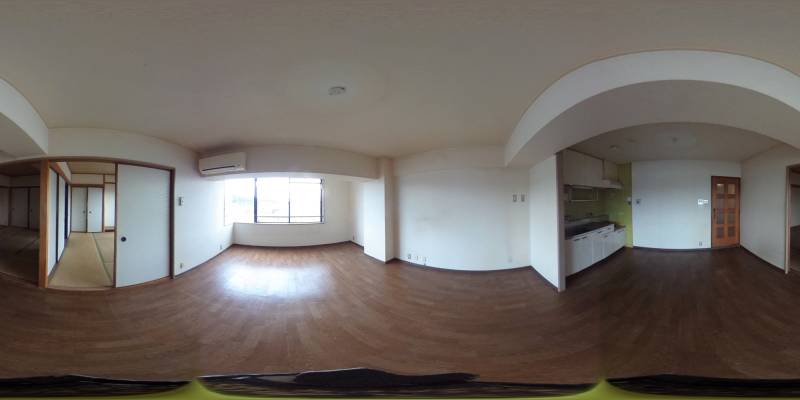 パノラマ画像リビング