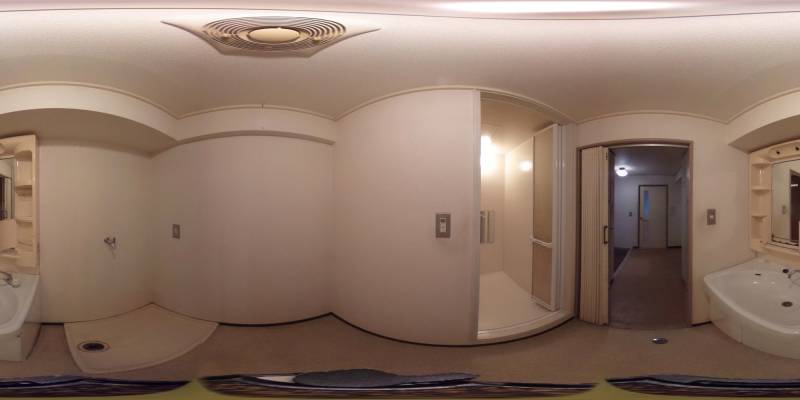 パノラマ画像洗面所