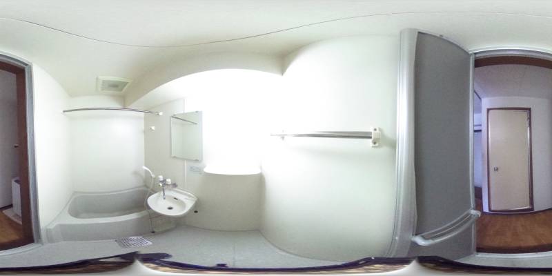 パノラマ画像バスルーム