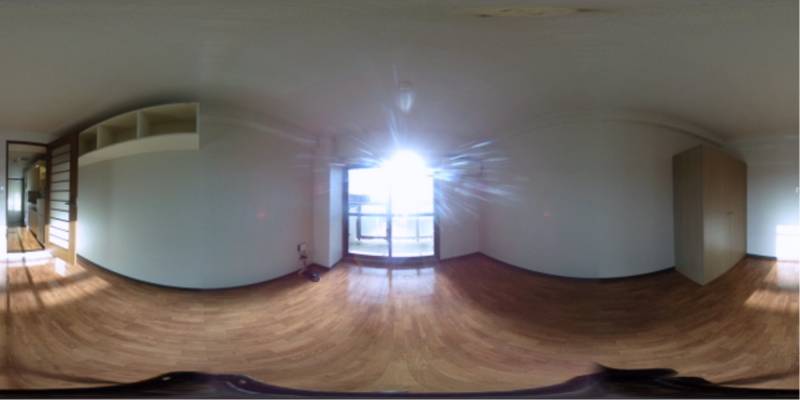 パノラマ画像洋室