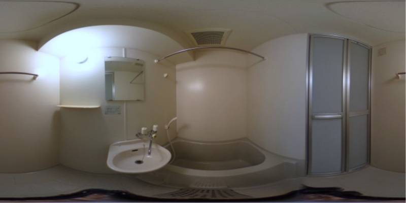 パノラマ画像バスルーム