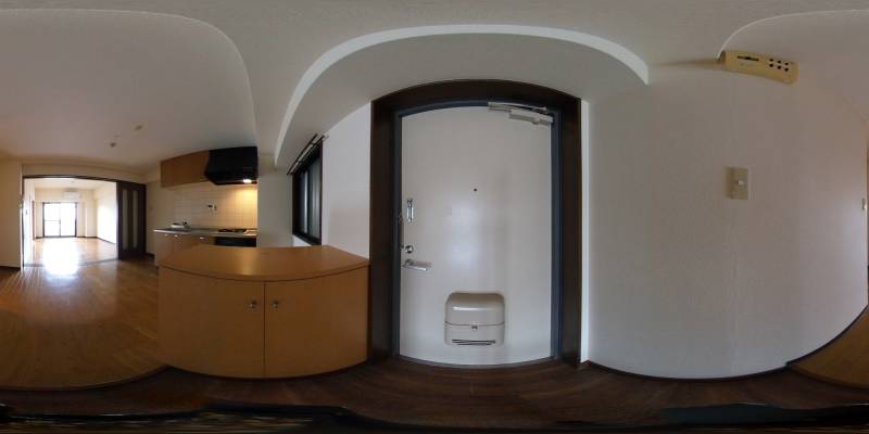 パノラマ画像玄関