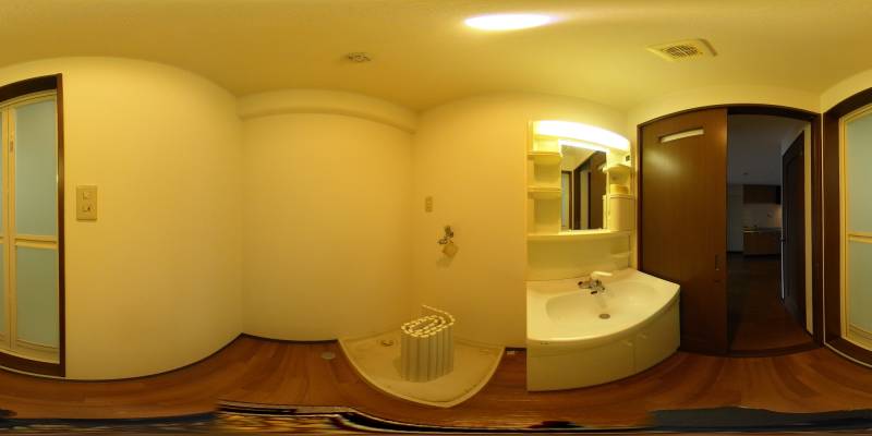 パノラマ画像洗面所