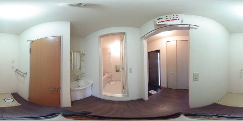 パノラマ画像洗面所