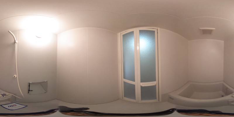 パノラマ画像バスルーム