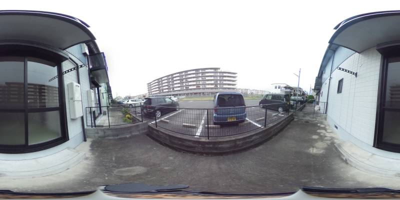 パノラマ画像バルコニー