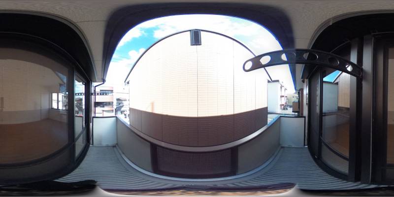 パノラマ画像バルコニー