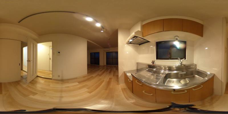 パノラマ画像キッチン