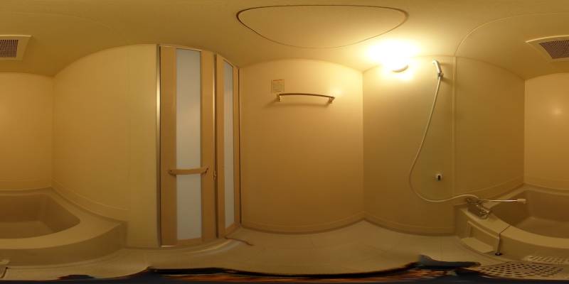 パノラマ画像バスルーム