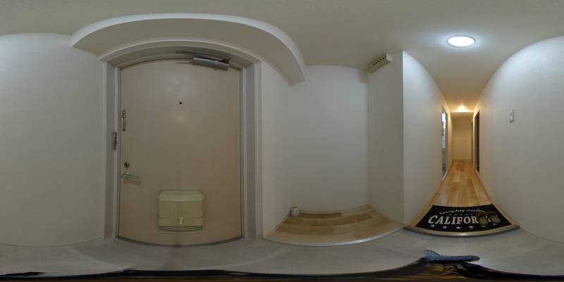 パノラマ画像玄関