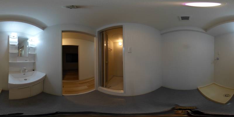 パノラマ画像洗面所