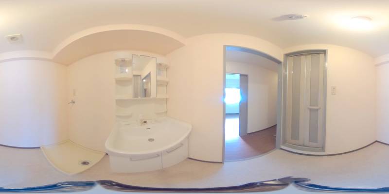 パノラマ画像洗面所