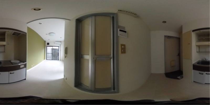 パノラマ画像キッチン