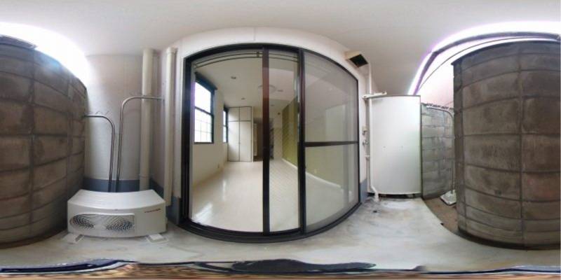 パノラマ画像バルコニー