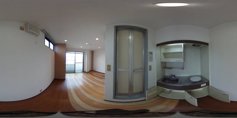 パノラマ画像キッチン