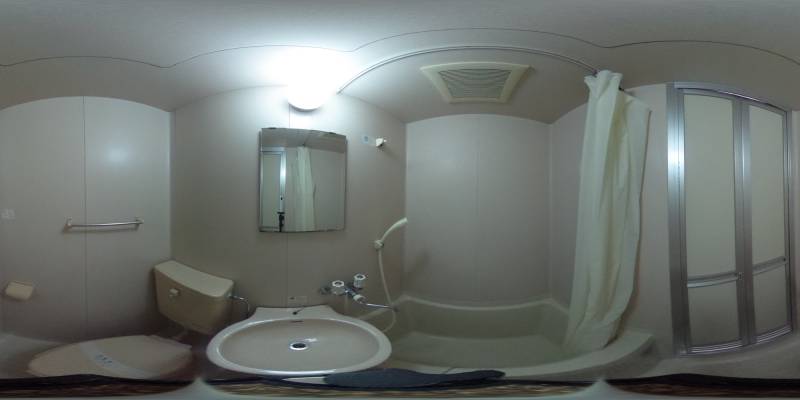パノラマ画像バスルーム