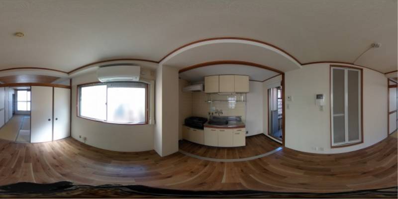 パノラマ画像キッチン