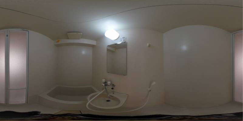 パノラマ画像バスルーム