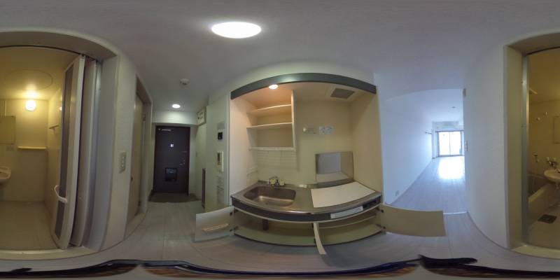 パノラマ画像キッチン