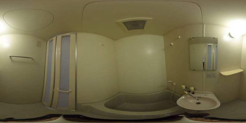 パノラマ画像バスルーム