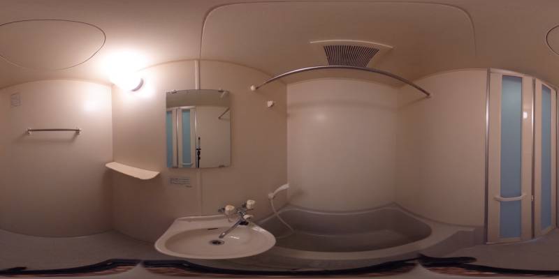 パノラマ画像バスルーム