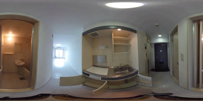 パノラマ画像キッチン