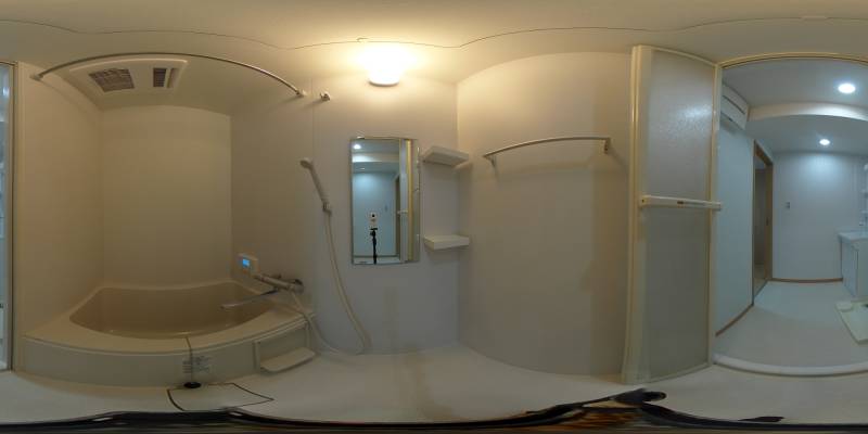 パノラマ画像バスルーム