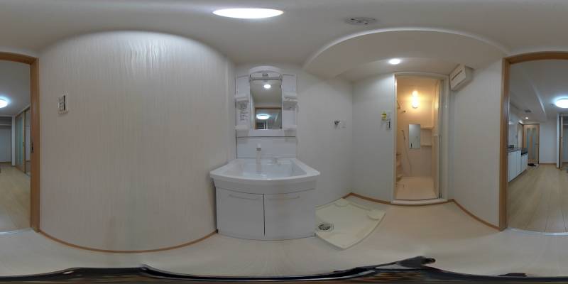 パノラマ画像洗面所