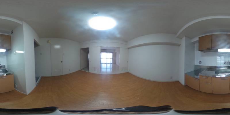 パノラマ画像キッチン