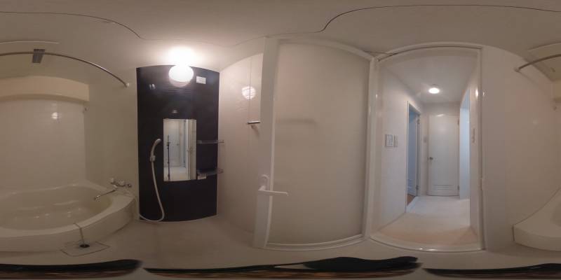 パノラマ画像バスルーム